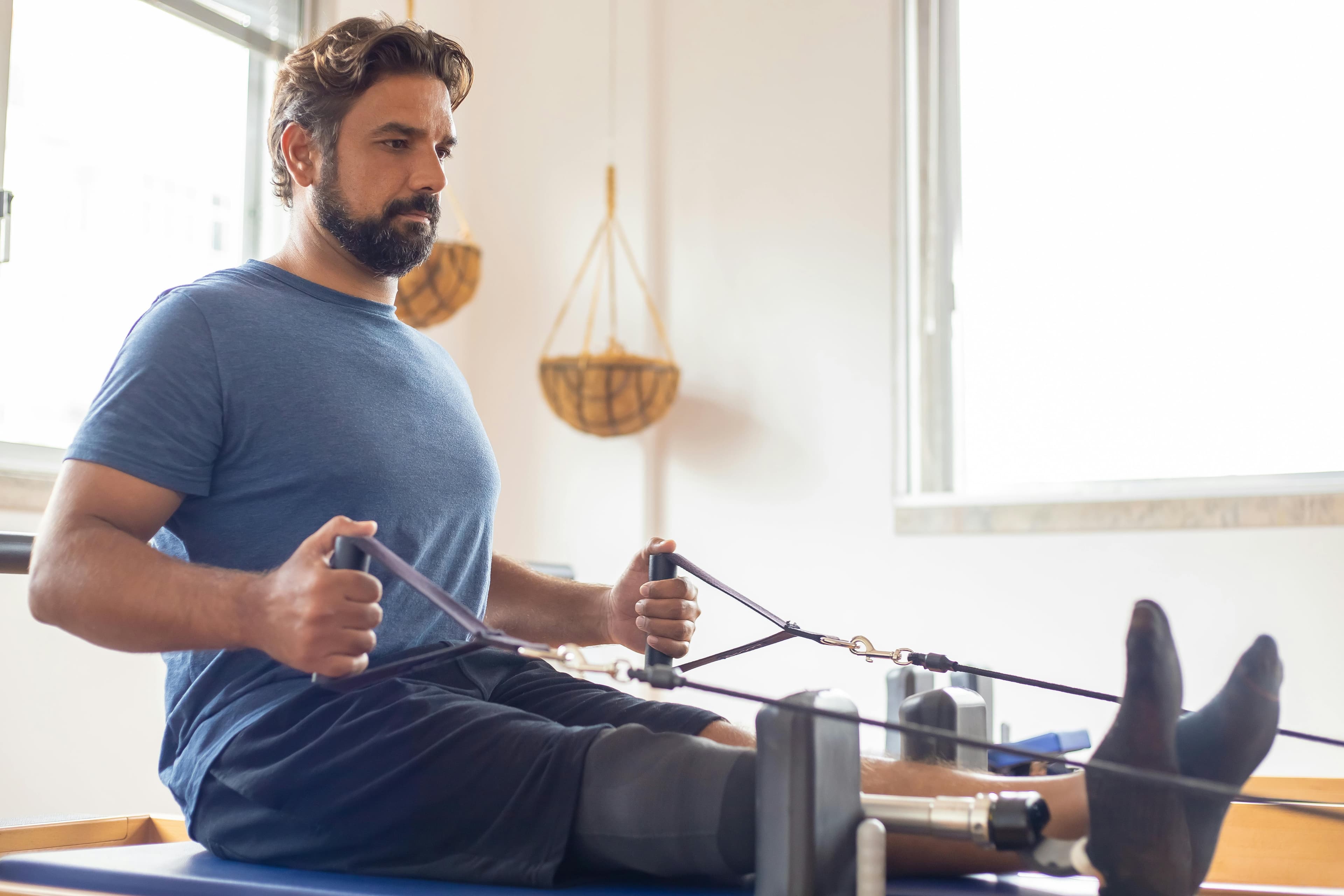 Home workout session